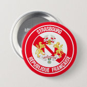 Straßburger Runde Button (Vorne & Hinten)