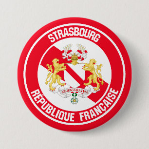 Straßburger Runde Button