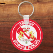 Straßburger Runde Schlüsselanhänger (Vorderseite)