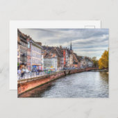 Straßburger Stadtansicht Postkarte (Vorne/Hinten)