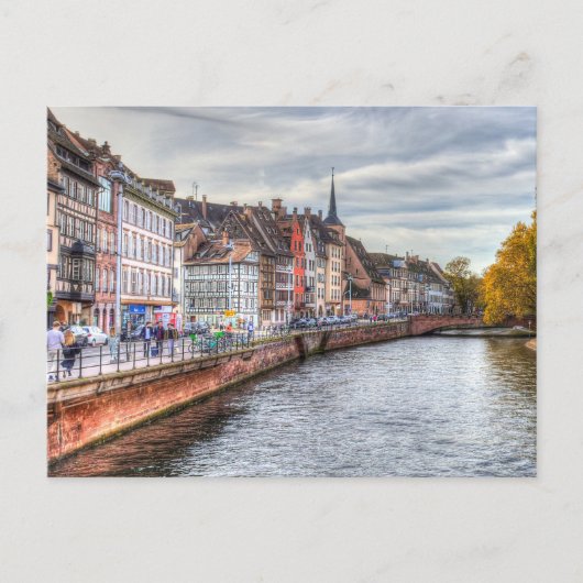 Straßburger Stadtansicht Postkarte (Vorderseite)