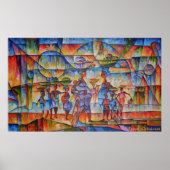 Straßdialog II - Canvas Print Poster (Vorne)