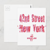 Straße 42. postkarte (Vorne/Hinten)