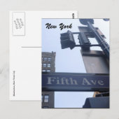 Straße 5 postkarte (Vorne/Hinten)
