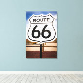 Straße 66, Arizona Leinwanddruck (Insitu (Holzboden))