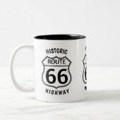 STRASSE 66 HISTORISCHE HIGHWAY ZWEIFARBIGE TASSE (Links)
