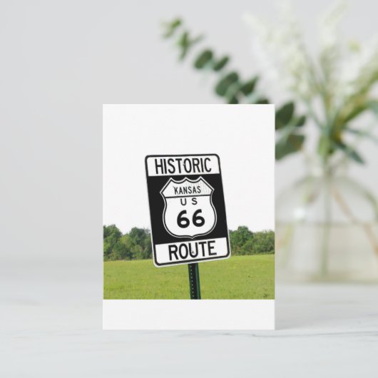 Straße 66 postkarte (Stehend Vorderseite)