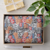 Straße 66 Straßenschilder Seidenpapier (Geschenk)