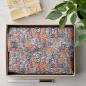 Straße 66 Straßenschilder Seidenpapier (Geschenk)