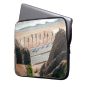 Straße am Meer Laptopschutzhülle (Vorderseite Links)