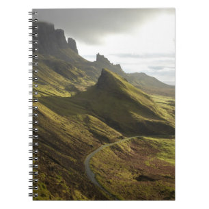 Straße aufsteigend The Quiraing, Isle of Skye, Notizblock