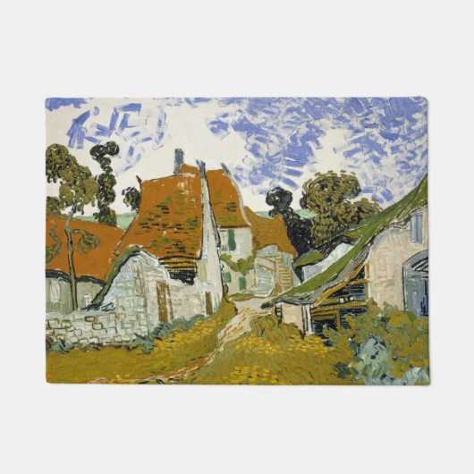 Straße Auvers-sur-Oise Vincent van Gogh Fußmatte (Vorderseite)