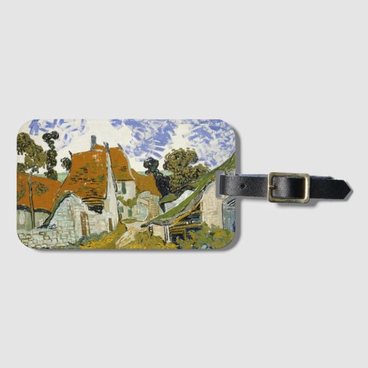Straße Auvers-sur-Oise Vincent van Gogh Gepäckanhänger (Vorderseite (Horizontal))