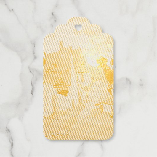 Straße Auvers-sur-Oise Vincent van Gogh Geschenkanhänger (Vorderseite)