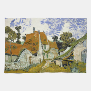 Straße Auvers-sur-Oise Vincent van Gogh Geschirrtuch
