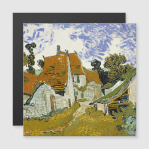 Straße Auvers-sur-Oise Vincent van Gogh Magnetkarte