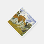 Straße Auvers-sur-Oise Vincent van Gogh Serviette (Ecke)