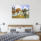 Straße Auvers-sur-Oise von Vincent van Gogh Leinwanddruck (Insitu (Schlafzimmer))