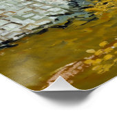 Straße Auvers-sur-Oise von Vincent van Gogh Poster (Ecke)