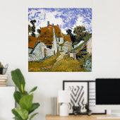 Straße Auvers-sur-Oise von Vincent van Gogh Poster (Heimbüro)