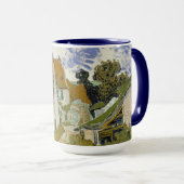 Straße Auvers-sur-Oise von Vincent van Gogh Tasse (VorderseiteRechts)