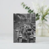 Straße B&W Mumbai Postkarte (Stehend Vorderseite)