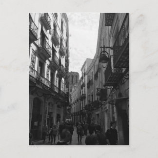Straße Barcelona Postkarte