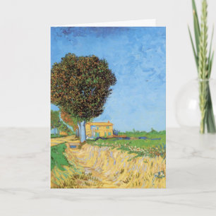 Straße bei Arles von Vincent van Gogh Karte