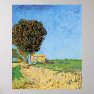 Straße bei Arles von Vincent van Gogh Poster