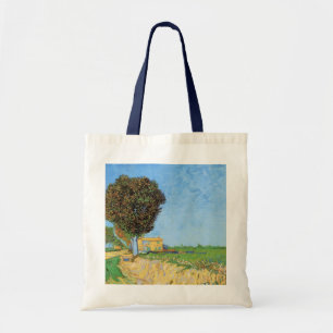 Straße bei Arles von Vincent van Gogh Tragetasche
