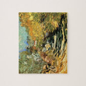Straße bei Saint-Remy Female Figure, Vincent van G Puzzle (Vertikal)