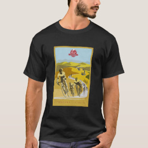 Straße Bianche Retro Radfahren Kunst T-Shirt