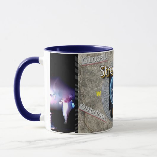 Straße bin ich Logo-Tasse Tasse (Links)