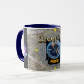 Straße bin ich Logo-Tasse Tasse (Vorderseite Links)
