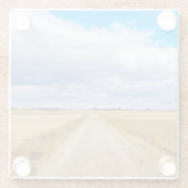 Straße Boadilla del Camino - Itero de la Vega Glasuntersetzer (Rückseite)