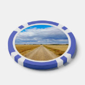 Straße Boadilla del Camino - Itero de la Vega Pokerchips (Einzeln)