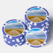 Straße Boadilla del Camino - Itero de la Vega Pokerchips (Stapel)