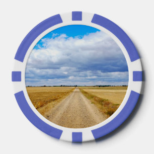 Straße Boadilla del Camino - Itero de la Vega Pokerchips