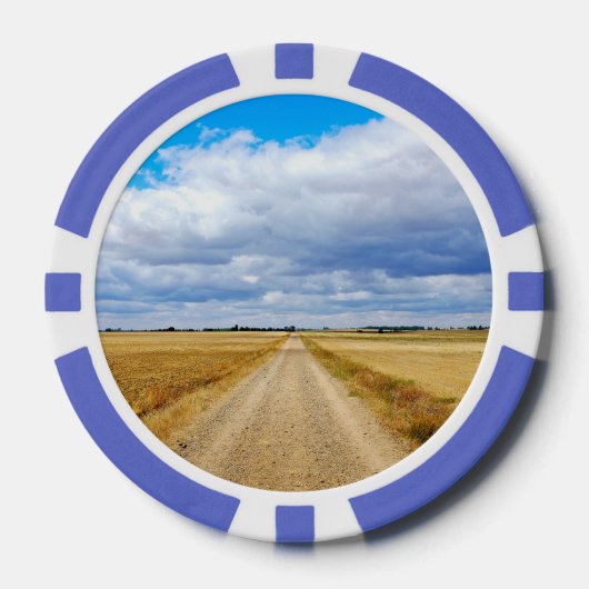 Straße Boadilla del Camino - Itero de la Vega Pokerchips (Vorderseite)