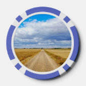 Straße Boadilla del Camino - Itero de la Vega Pokerchips (Rückseite)
