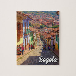 Straße Bogota Kolumbien La Candelaria Bogotá Puzzle