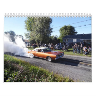 Straße Burnouts, Muskelautos Kalender