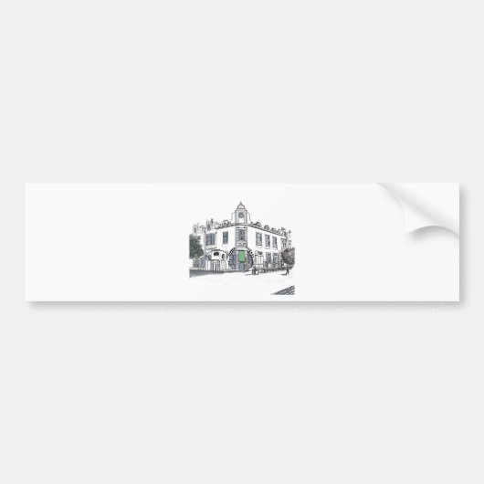 Straße der Altstadt Autoaufkleber (Vorne)