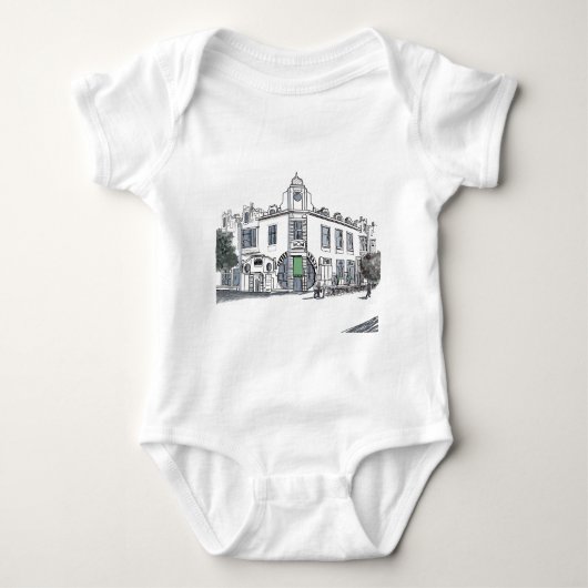 Straße der Altstadt Baby Strampler (Vorderseite)