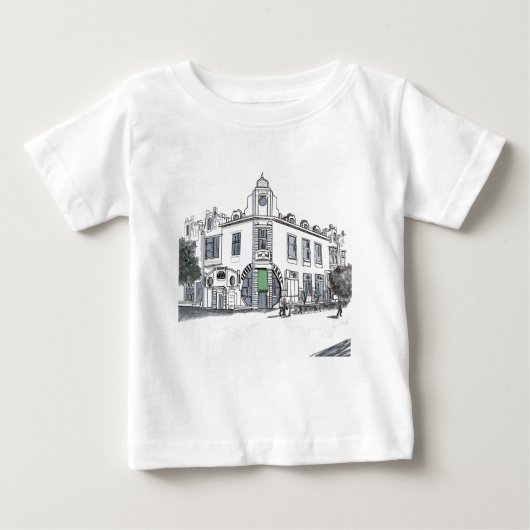 Straße der Altstadt Baby T-shirt (Vorderseite)