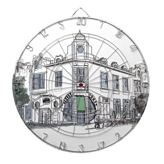 Straße der Altstadt Dartscheibe (vorne)