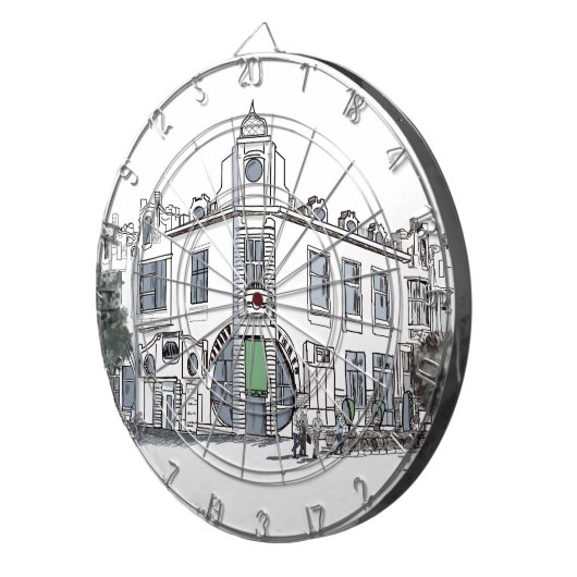 Straße der Altstadt Dartscheibe (Vorderseite rechts)