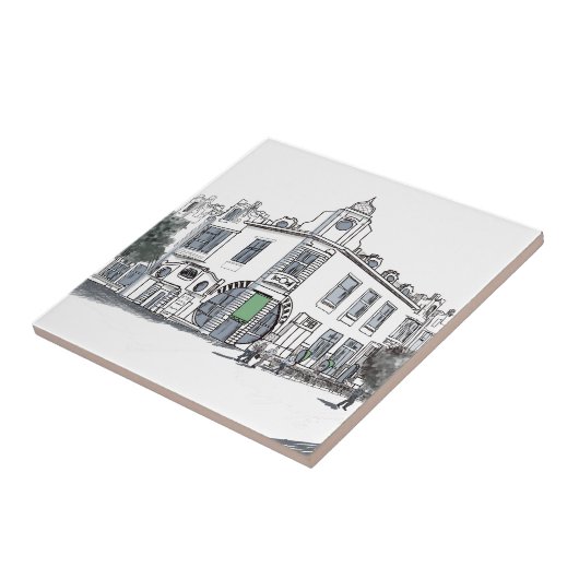 Straße der Altstadt Fliese (Seite)