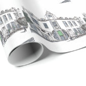 Straße der Altstadt Geschenkpapier (Rolleneckpunkt)