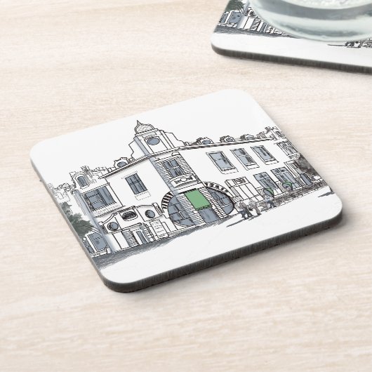 Straße der Altstadt Getränkeuntersetzer (Linke Seite)